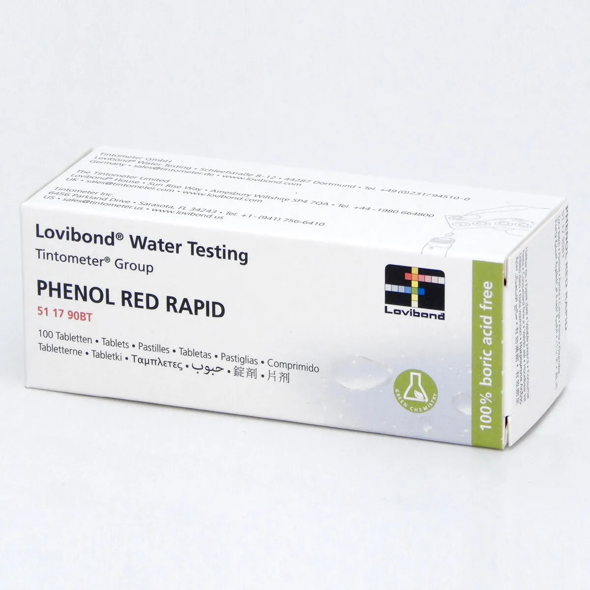 Phenol Red Rapid Tablets - Lovibond (100 EA)