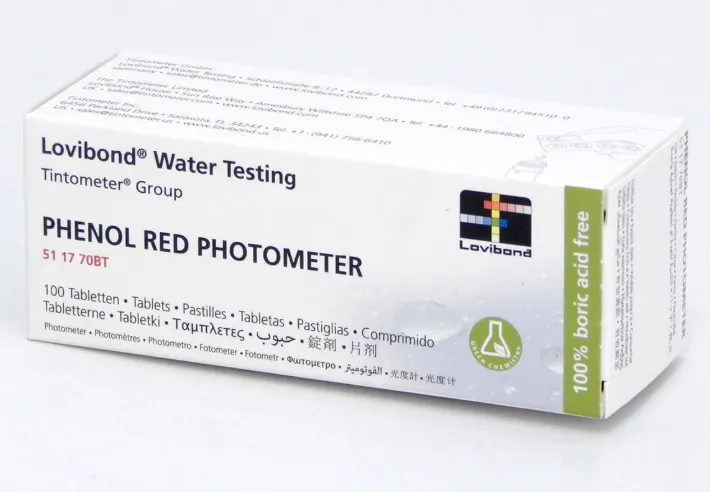 Phenol Red Photometer Tablets (100/PK)