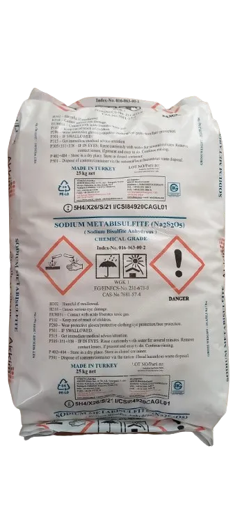 Sodium Metabisulphite - Food Grade (TURKEY)
